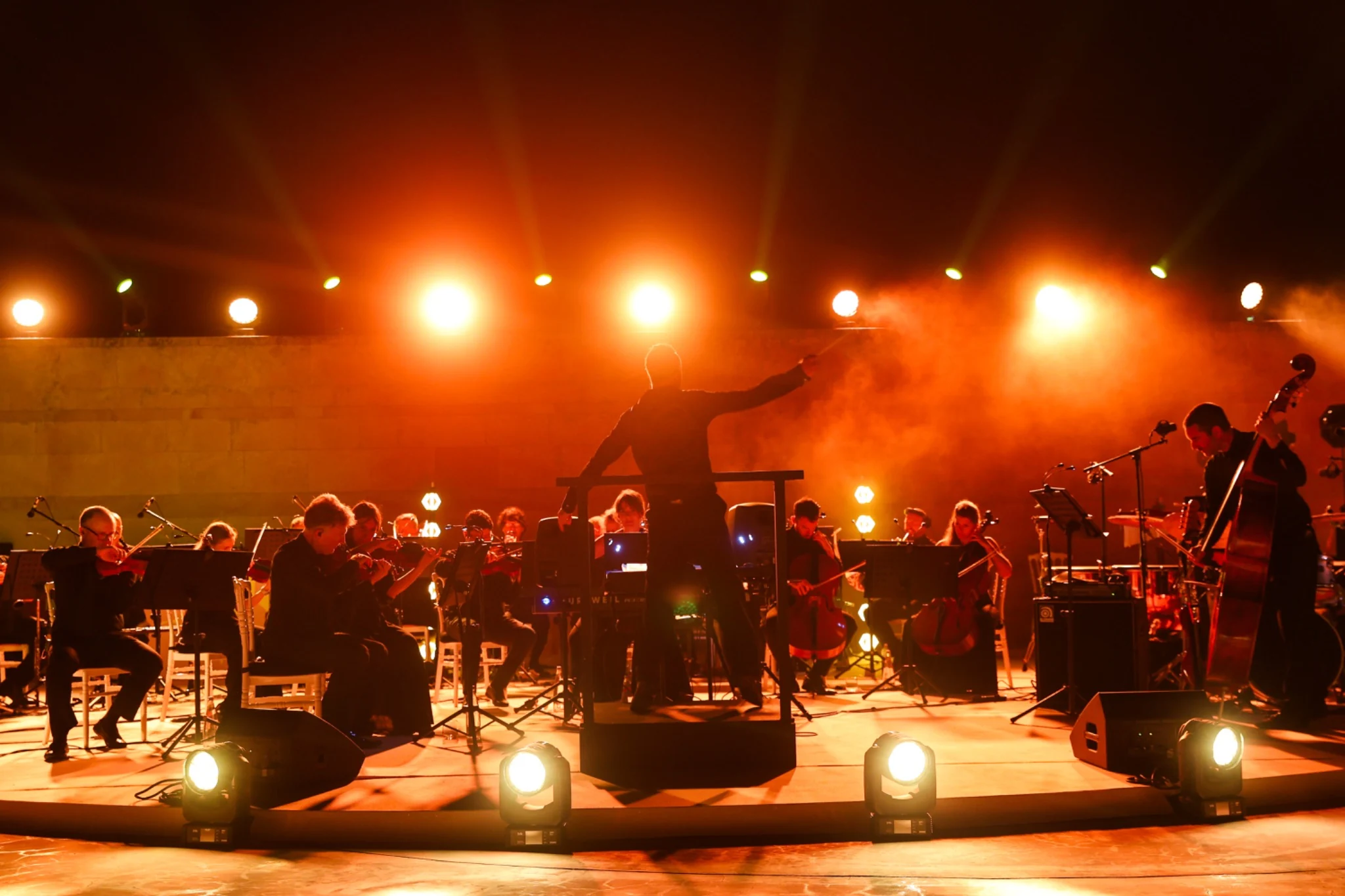 Musical performance created by luxury event planners Sauveur Studios.